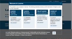 Desktop Screenshot of luzern.ch